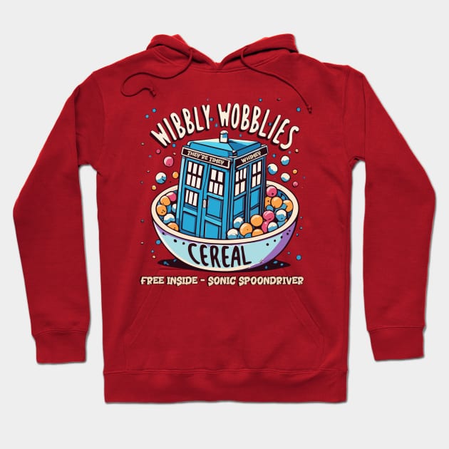 Wibbly Wobblies Cereal - They're Timey Whimey :D Hoodie by INLE Designs